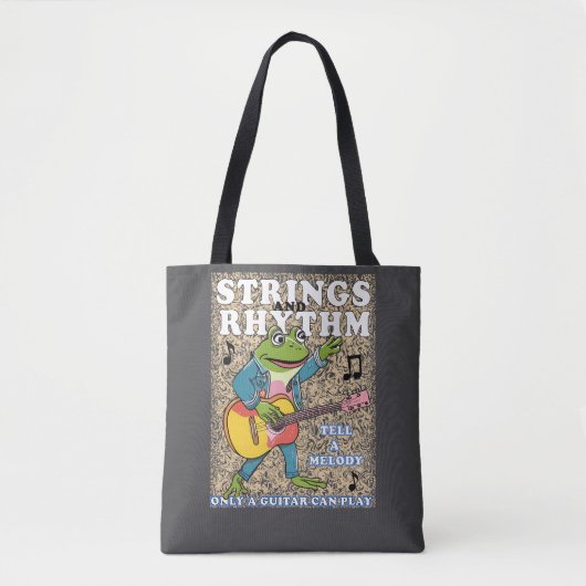 muziekliefhebber tote bag (Voorkant)