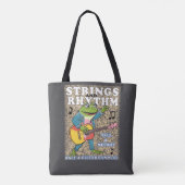 muziekliefhebber tote bag (Achterkant)