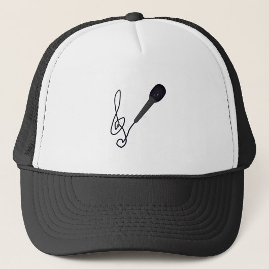 muziekliefhebber trucker pet (Voorkant)