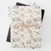 Muziekliefhebbers cadeau Wrapping Paper Sheets (In situ)