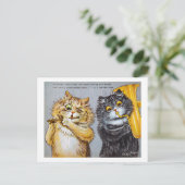 Muziekliefhebbers, Louis Wain Briefkaart (Staand voorkant)