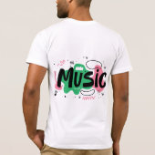 Muziekliefhebbers T-shirt (Achterkant)
