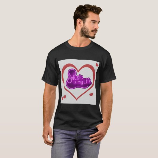 🎶 Muziekliefhebbers T-shirt (Voorkant volledig)
