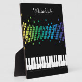 Muziekliefhebbers van Piano Musical Instrument Fotoplaat (Zijkant)