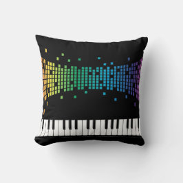 Muziekliefhebbers van Piano Musical Instrument Kussen