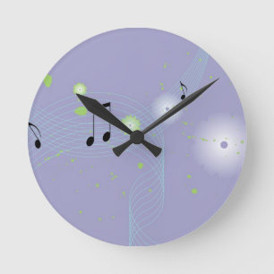 Muziekliefhebbers wandklokken