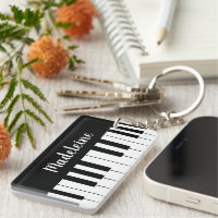 Muziekliefhebbers Zwart Wit Piano Keyboard