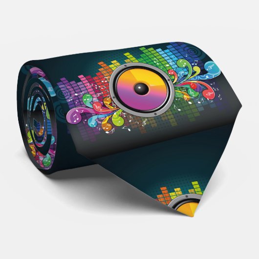 Muziekluidspreker en Beats Glow Stropdas (Opgerold)