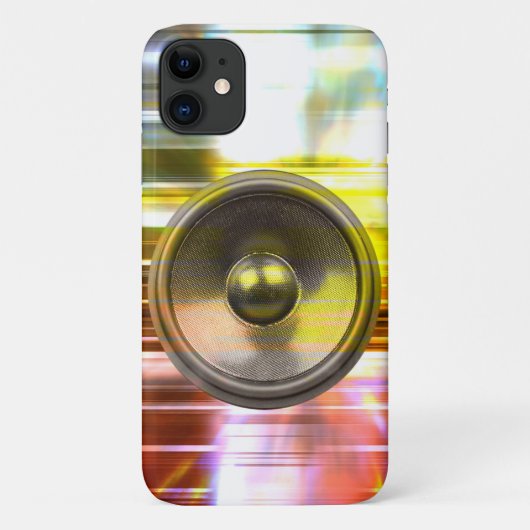 Muziekluidspreker en partijverlichting Case-Mate iPhone case (Achterkant)