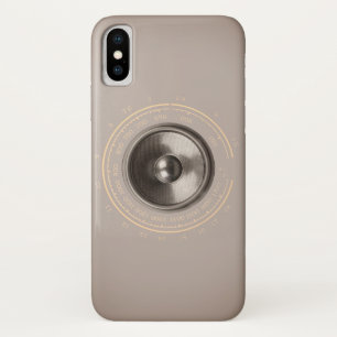 Muziekluidspreker en radiozender retro Case-Mate iPhone case