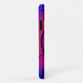 Muziekluidspreker op een gekraakte muur Case-Mate iPhone case (Achterkant/rechts)
