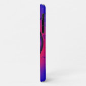 Muziekluidspreker op een gekraakte muur Case-Mate iPhone case (Achterkant/links)