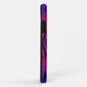 Muziekluidspreker op een gekraakte muur Case-Mate iPhone case (Achterkant/rechts)