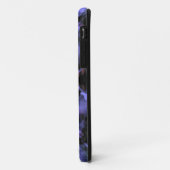 Muziekluidspreker op een paarse achtergrond Case-Mate iPhone case (Achterkant/links)