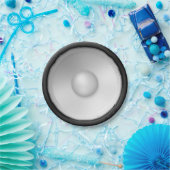 Muziekluidspreker Papieren Bordje (Feest)