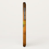 Muziekluidsprekers en oranje zonneschijn Case-Mate iPhone case (Achterkant/links)