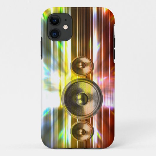 Muziekluidsprekers en partijlichten Case-Mate iPhone case (Achterkant)