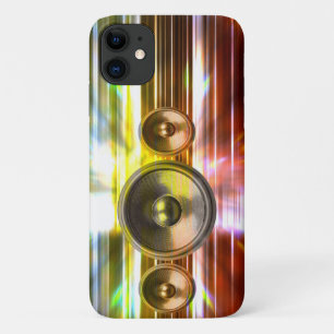 Muziekluidsprekers en partijlichten Case-Mate iPhone case
