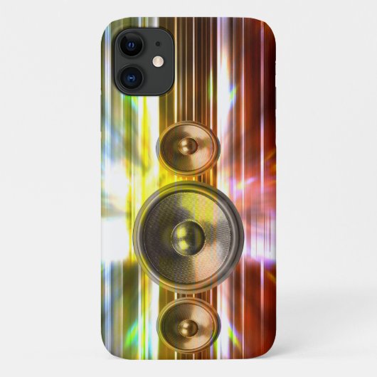 Muziekluidsprekers en partijlichten Case-Mate iPhone case (Achterkant)