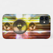 Muziekluidsprekers en partijlichten Case-Mate iPhone case (Achterkant (horizontaal))