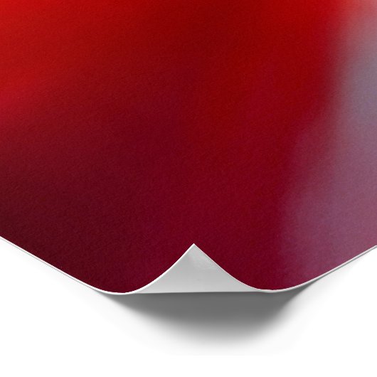 Muziekluidsprekers en rode partijlampen poster (Hoek)