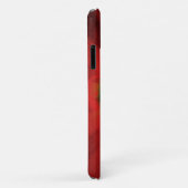 Muziekluidsprekers en rode zonnebrand Case-Mate iPhone case (Achterkant/rechts)
