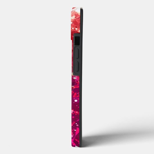 Muziekluidsprekers en verfsplatters Case-Mate iPhone case (Achterkant / Links)