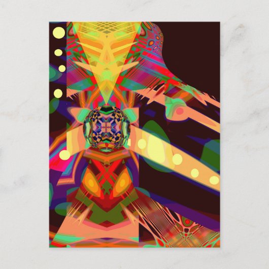 Muziekmachine Briefkaart (Voorkant)