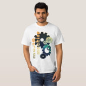 muziekmachine t-shirt (Voorkant volledig)