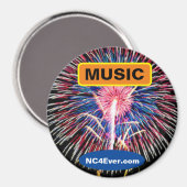 MUZIEKmagneet Magneet (Voorkant / Achterkant)