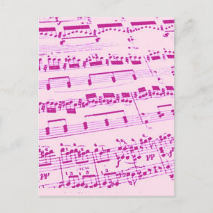 Muziekmajoor/student/leraar Briefkaart