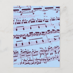 Muziekmajoor/student/leraar Briefkaart