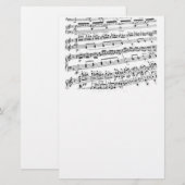 Muziekmajoor/student/leraar Briefpapier (Voorkant / Achterkant)