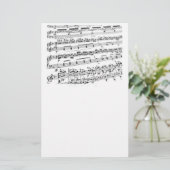 Muziekmajoor/student/leraar Briefpapier (Staand voorkant)