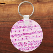 Muziekmajoor/student/leraar Sleutelhanger (Voorkant)