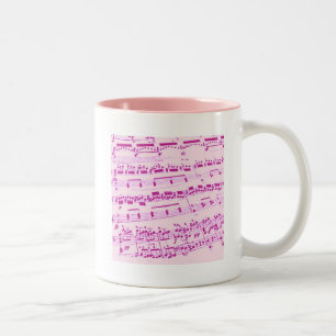 Muziekmajoor/student/leraar Tweekleurige Koffiemok
