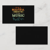 Muziekmakelaardij Musicien Muziekovers Visitekaartje (Voorkant / Achterkant)