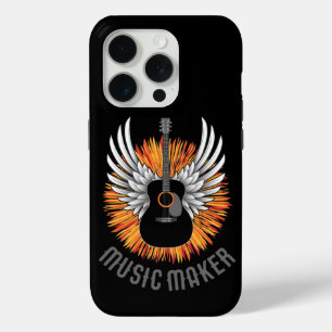 Muziekmaker (gitaarspeler) Hoesje-Mate iPhone Case