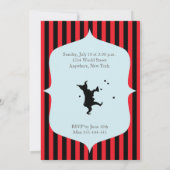 Muziekmaker! Konijnenuitnodigingskaart Kaart (Achterkant)