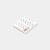 Muziekmanuscript  post-it® notes (Schuin)