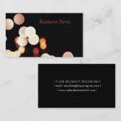 Muziekmedia ellegant modern Visitekaartje (Voorkant / Achterkant)