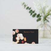 Muziekmedia ellegant modern Visitekaartje (Staand voorkant)