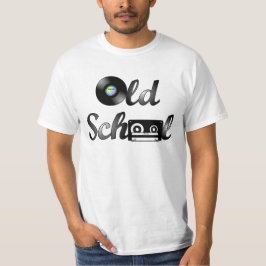 Muziekmedia van de oude school t-shirt