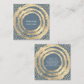 Muziekmediacontroleschema Mode logger moky Vierkante Visitekaartje (Voorkant / Achterkant)