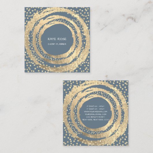 Muziekmediacontroleschema Mode logger moky Vierkante Visitekaartje (Voorkant / Achterkant)