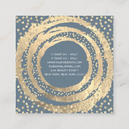 Muziekmediacontroleschema Mode logger moky Vierkante Visitekaartje (Achterkant)