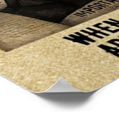 Muziekmeisje is sterk en dapper om nederig te zijn poster (Hoek)