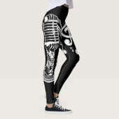 Muziekmicrofoon en notities leggings (Rechts)