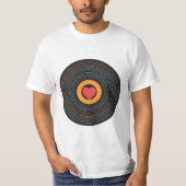 Muziekminnaars Hart T-shirt (Voorkant)