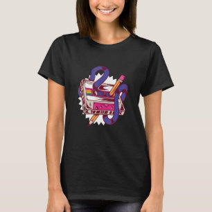  muziekmix van oude schoolretro-cassette ta t-shirt